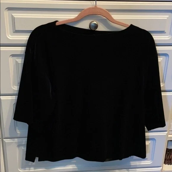 Black velvet Tee - Picture 4 of 5